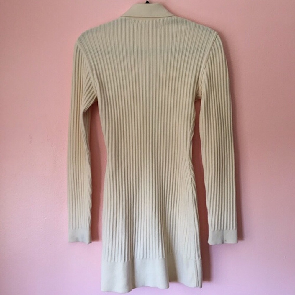 🏹HP🏹 Vintage Alaïa Knit Zip Mini Dress - Picture 3 of 4